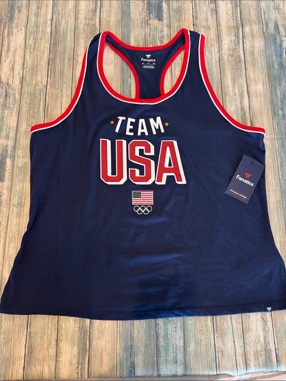 Fanatics TEAM USA Racerback Tank (Sz: XL)